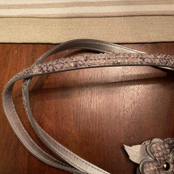 Coach Hampton Python straw bag - Picture 12 of 13